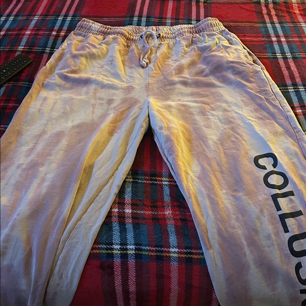 Collusion unisex tie dye sweatpants